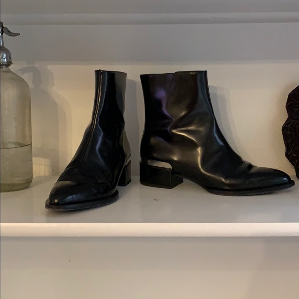 Vince zip up booties